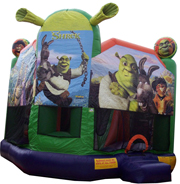 inflatable Shrek bouncy castle